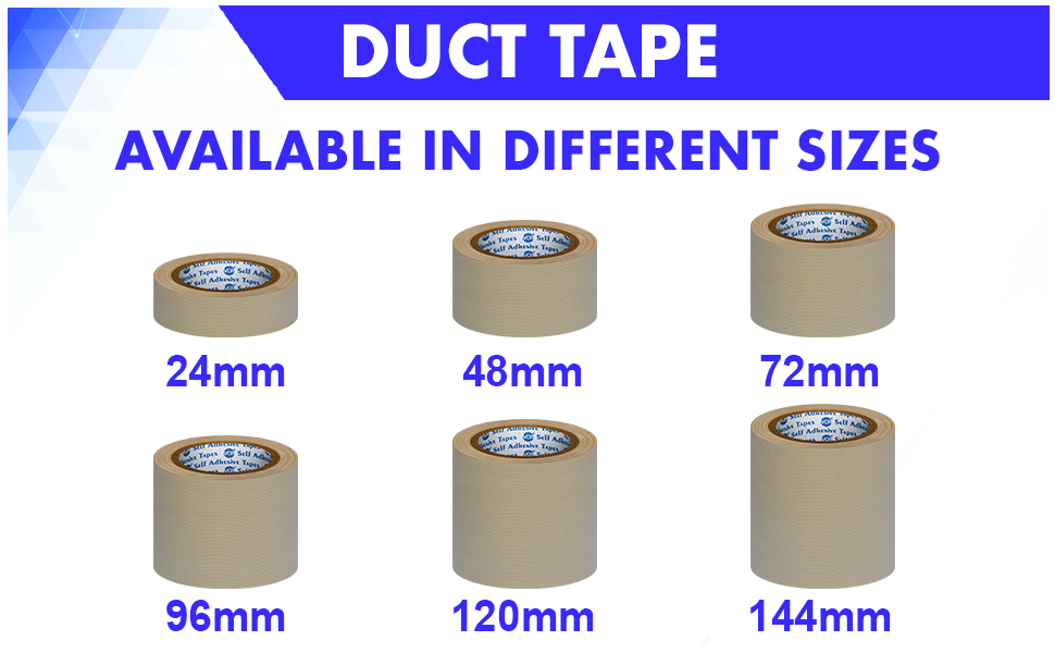 VCR Brown Duct Tape 18 Meters in Length 48mm / 2" Width 1 Roll Per
