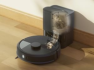 Peek inside Roomba 105 COmbo AutoEmpty Dock