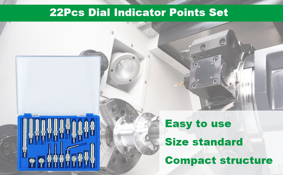 HDLNKAK Dial Indicator Extension Set Dial Indicators Tips 22 Pieces