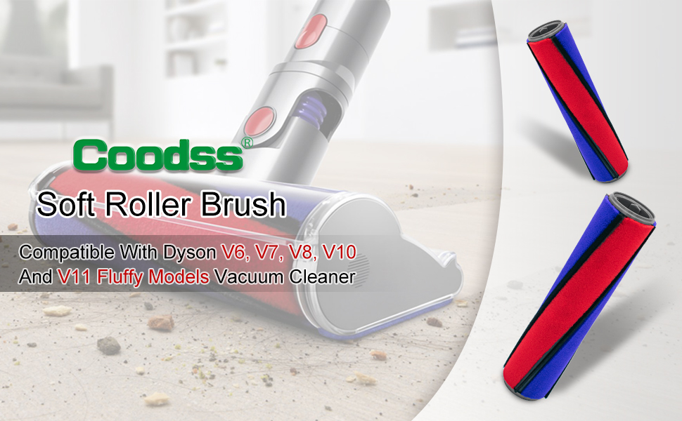 Coodss Soft Roller Brushbar Replacement Compatible with