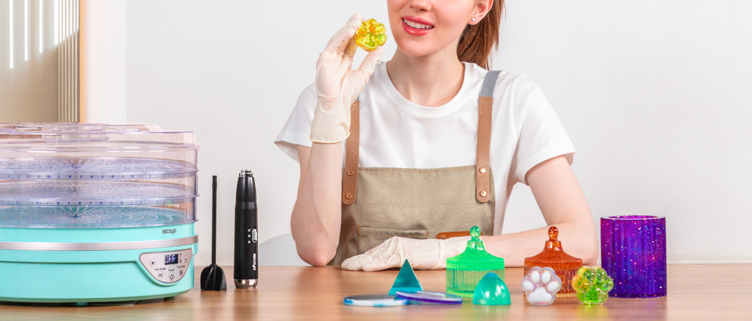 ISTOYO Resin Curing Machine, Resin Dryer with 3 Removable Layered Board