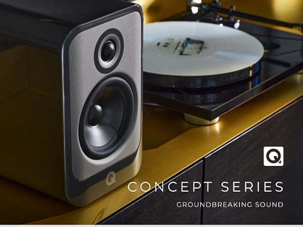 Q Acoustics Concept 20 Bookshelf Speakers - (Pair) (Gloss