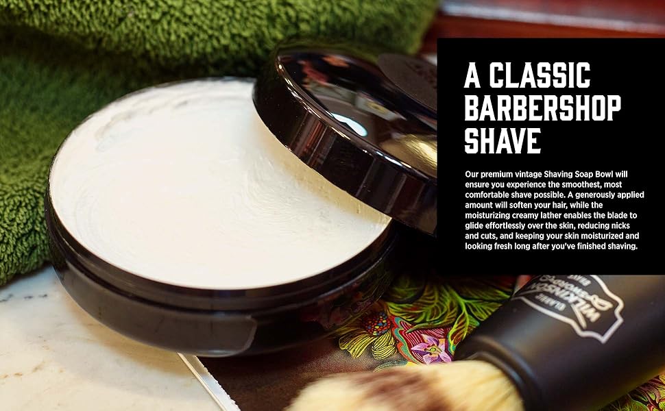 Wilkinson Sword Mens Vintage Shaving Soap Bowl, 125 Gram, 1 Count