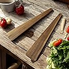 cast iron skillets, flat spatula for nonstick pans, wood spatula for cooking, flat wood spatula