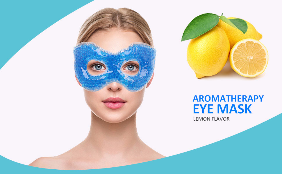 NEWGO Cooling Eye Mask for Puffy Eyes, Hot Cold Therapy Gel Eye Mask