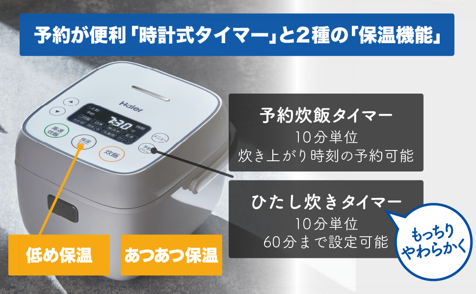 【送料込み】Haier JJ-M32A ハイアール 3合炊きマイコンジャー炊飯器 ハイアール 3合炊きマイコンジャー炊飯器 JJ-M32B｜うさマート