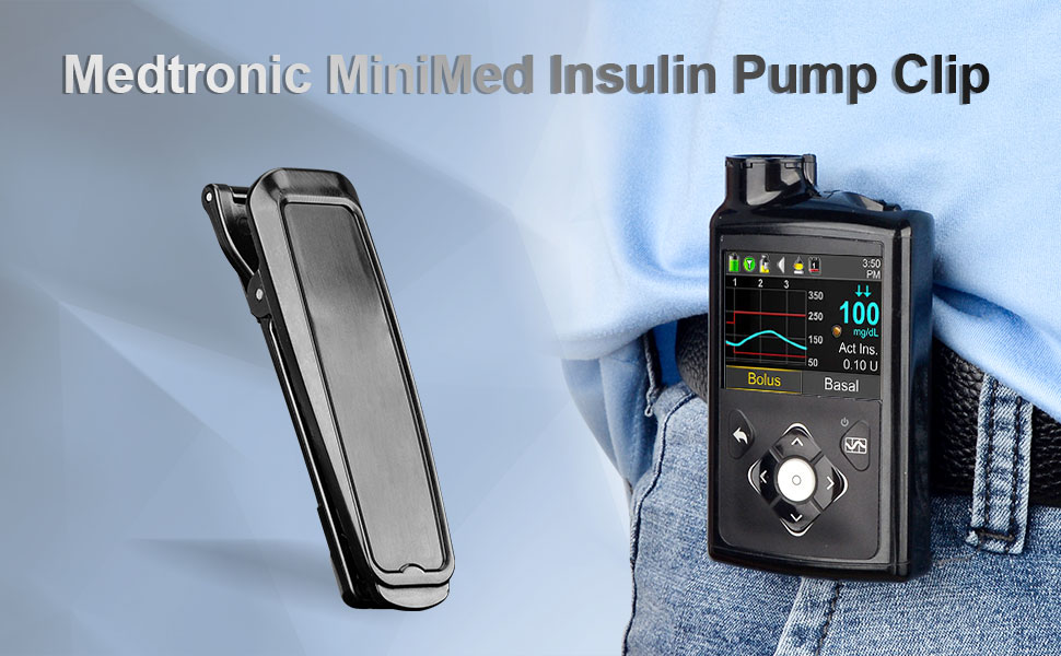 MiniMed Insulin Pump Belt Clip, Diabetic Pump Clip for