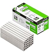 meite 71/10 22 Gauge 304 Stainless Steel Upholstery Staples, 3/8-Inch Crown with 3/8-Inch Leg Len...