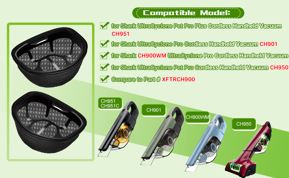 Dust Cup Filter Compatible with Shark UltraCyclone Pro