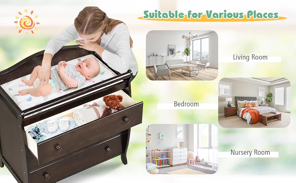 nursery changing table