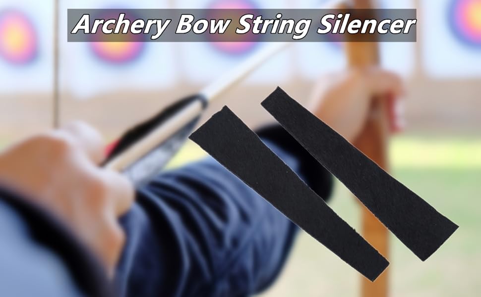 Bow String Silencer Archery Bow String Silencers Pads Recurve Bow Limbs