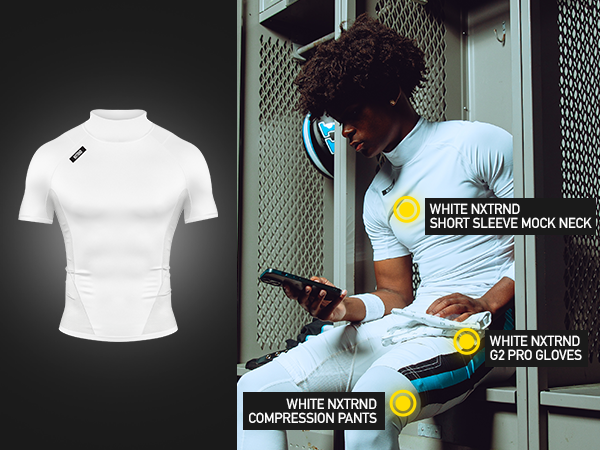 Amazon.com: Nxtrnd Men's Turtleneck Compression T-Shirt, Short