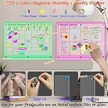 Mounts Anywhere Monthly + Weekly Calendar