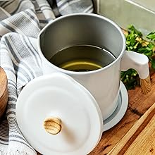 Large Container to hold up to 6 cups of the good stuff