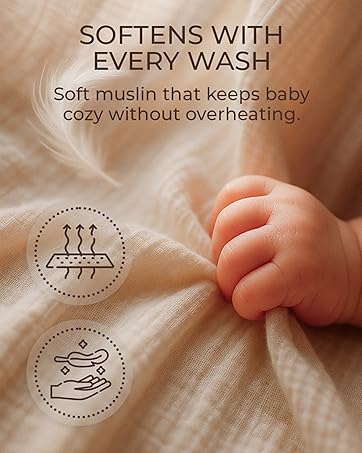 hypoallergenic natural cotton fabric baby safe no irritation smooth newborn sensitive skin