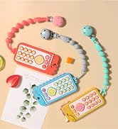 IOPJLK Schnullerkette 3 Stück, Schnullerband aus Silikon, schnullerkette mädchen und Jungen, Schn...