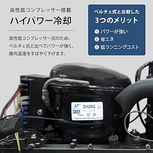 M.O.L ポータブル冷蔵庫＆冷凍庫 20L MOL-F201A 515ujotI4IL._AC_UL210_SR210,