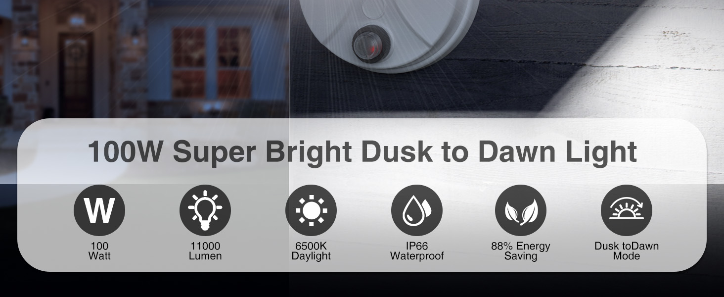 dusk to dawn led outdoor light