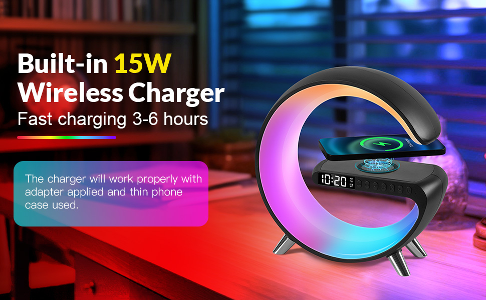built in 15W wireless charger