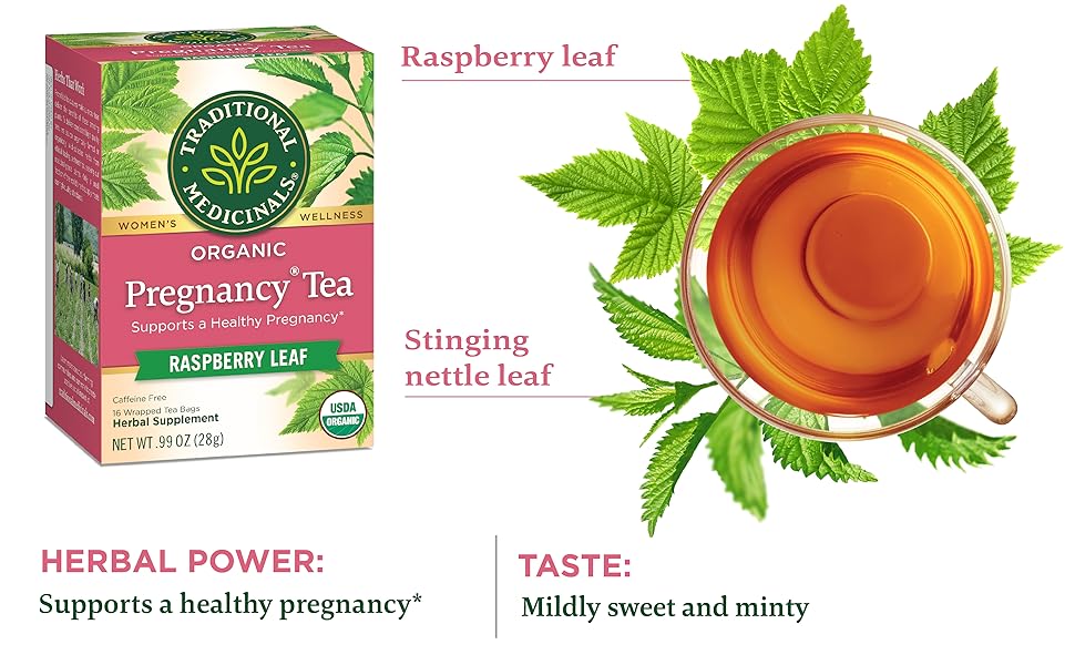 Traditional Medicinals Organic Pregnancy Tea, 16 Tea Bags (Pack of 6