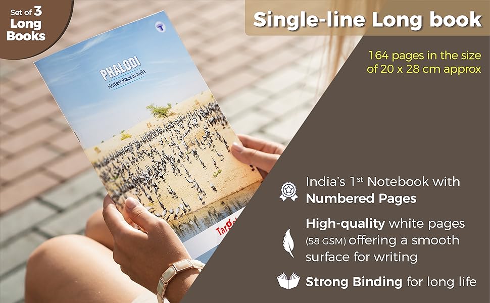 Target Publications Single Line Long Book