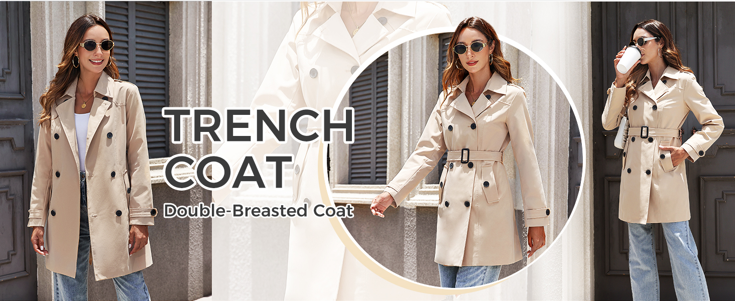 womens trench coats