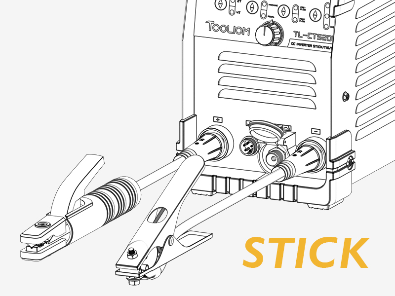 TOOLIOM 3 in 1 CUT/TIG/MMA Welder 50A Air Plasma Cutter 200A TIG and