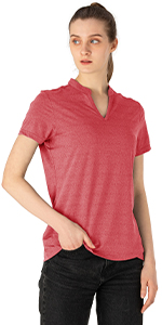 BGOWATU Women's Sleeve Golf Polo Shirts