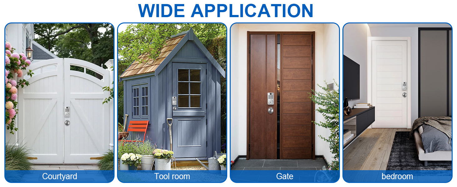 front door lock set keyless entry