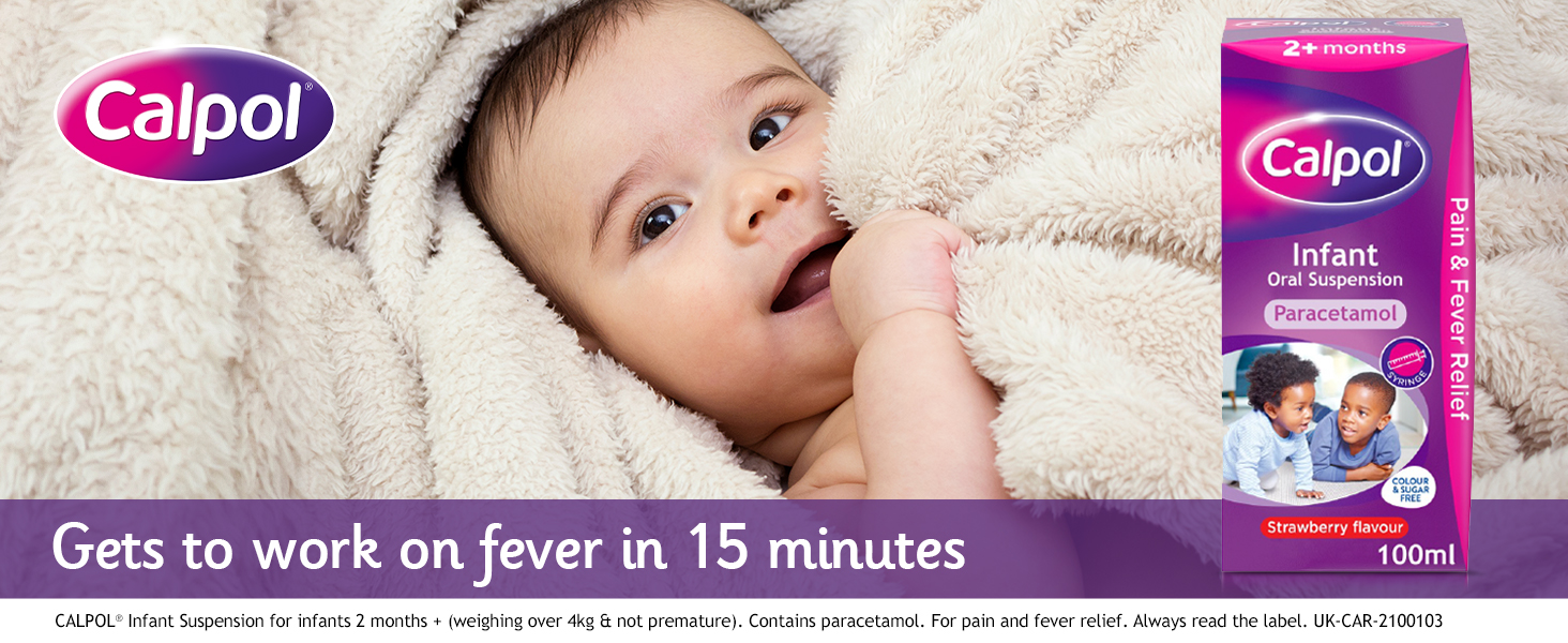 Calpol Infant Suspension, Paracetamol Medication, For 2+ Months