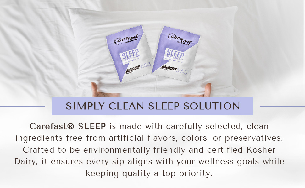 sleep mix, carefast, care fast, hot chocolate sleep mix, better sleep supplement, melatonin