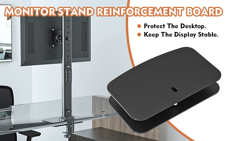 Hemudu Monitor Mount Reinforcement Plate for Thin, Glass and Other