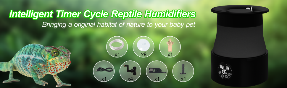 Intelligent Timer Cycle Reptile Humidifiers
