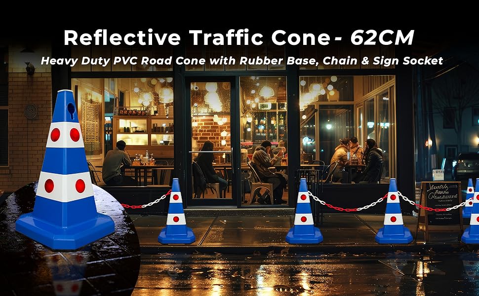 reflective traffic safety cone
