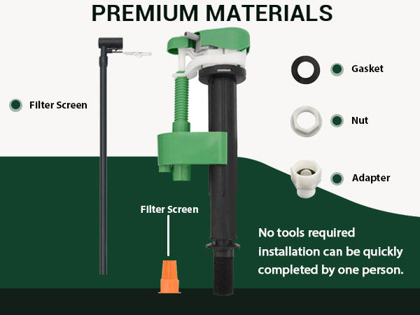 Lychee Light Toilet Fill Valve, Compatible With TOTO Vintage