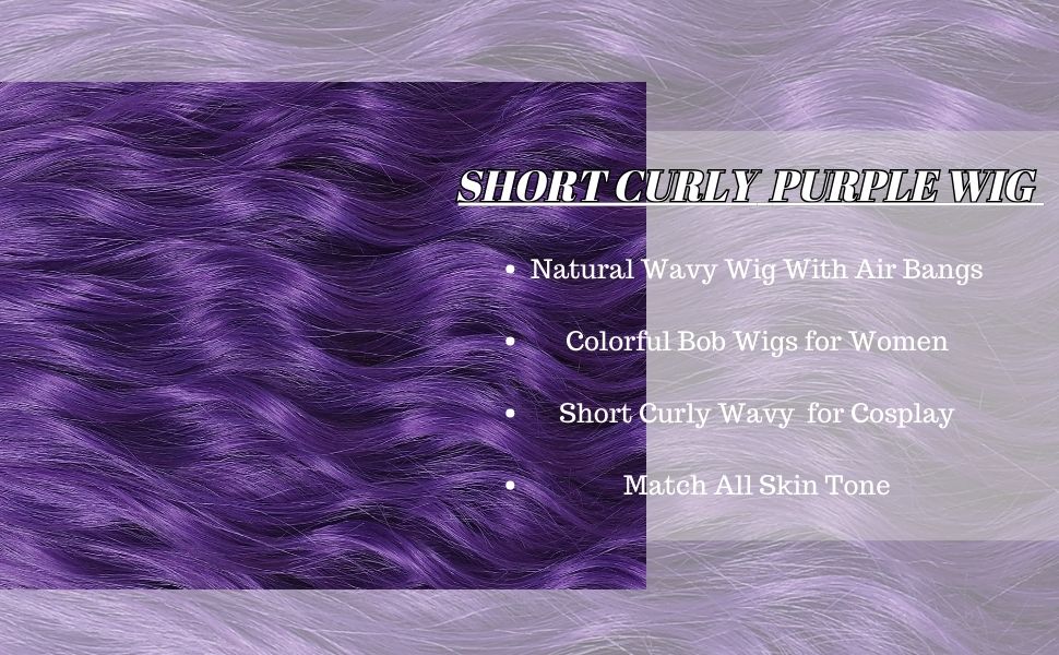 purple wig