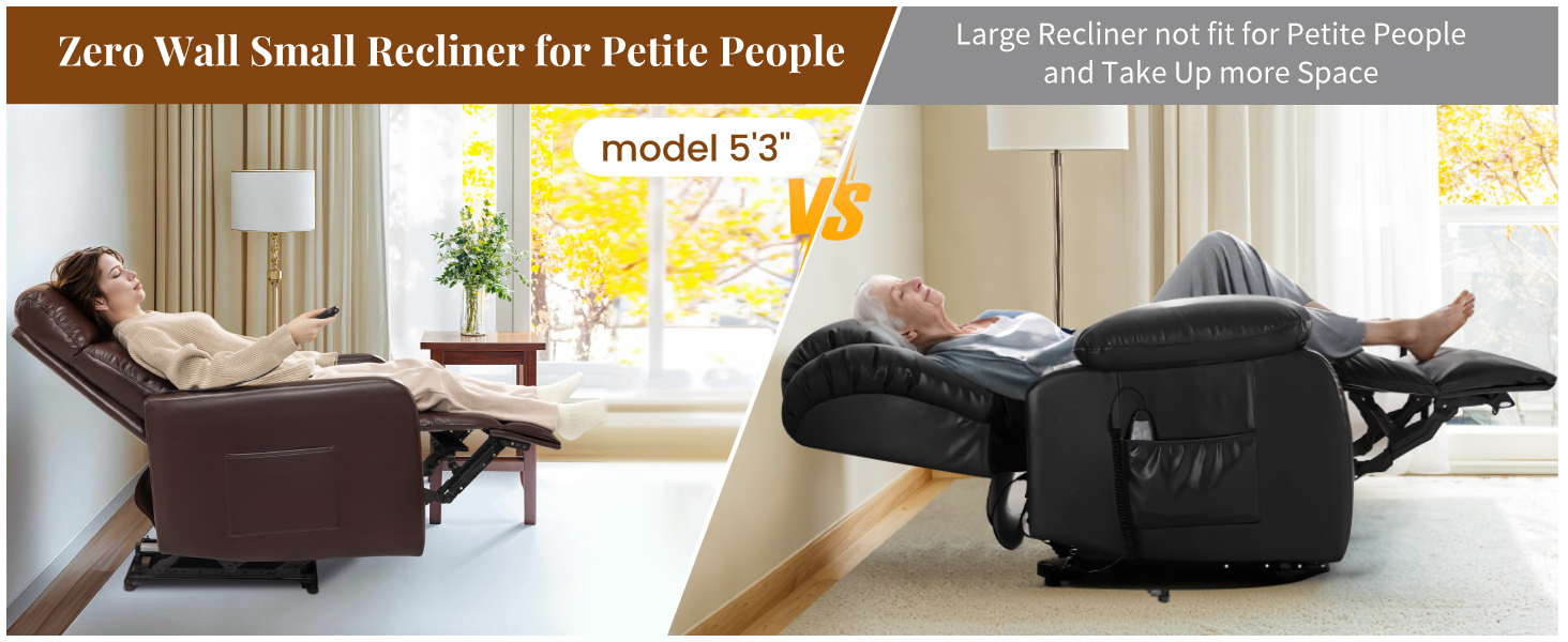 small recliner for small spaces