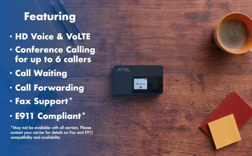 ATEL V810V 4G LTE Home Phone Connect POTS Replacement