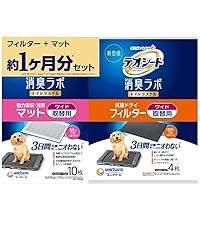 Amazon.co.jp: デオシート消臭ラボ 抗菌ドライフィルター ワイド 4枚