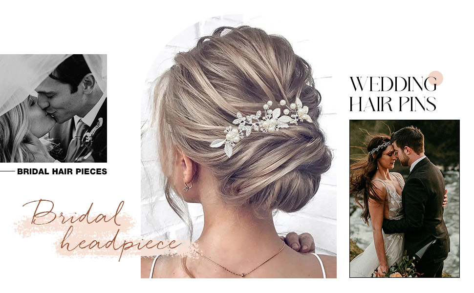 Wedding hair updo pearl is perfect for women and girls