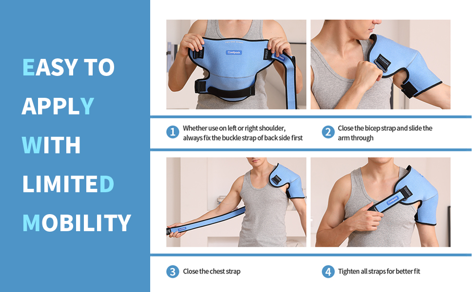 Comfpack 3D XL Shoulder Ice Pack Rotator Cuff Hot Cold
