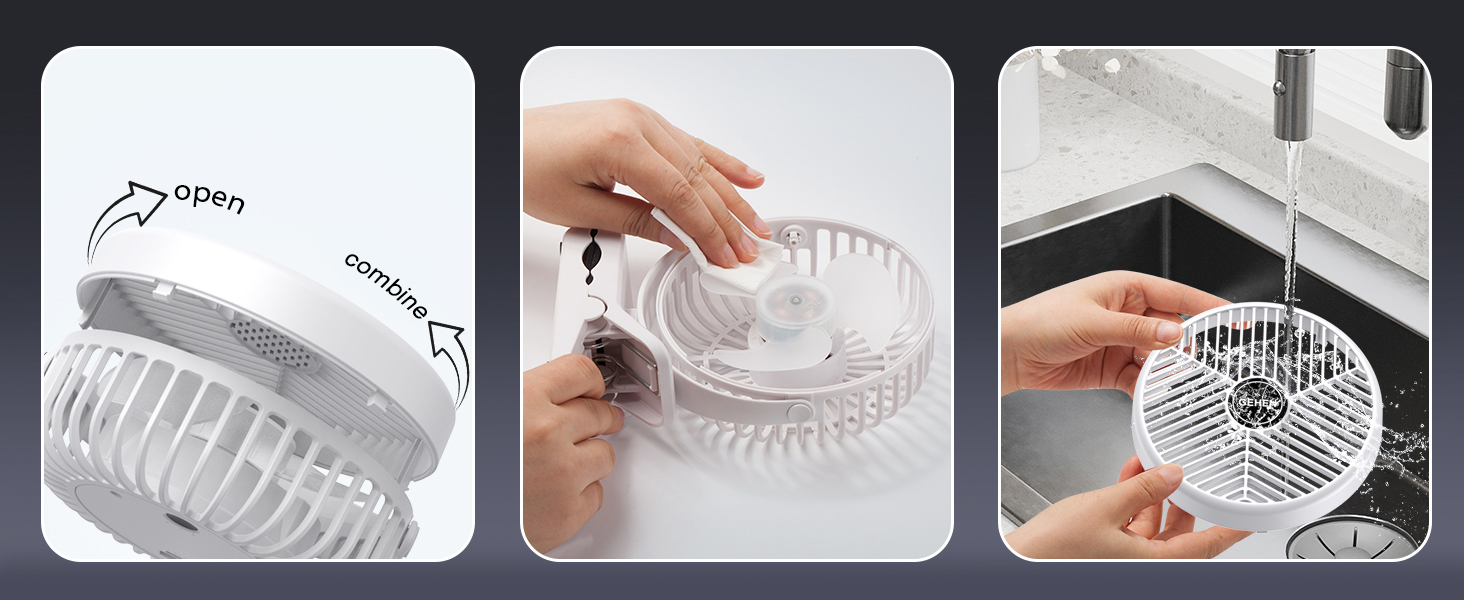 clip usb fan, personal fan clip on, clip fan usb, corded clip fan, small clip on desk fan 