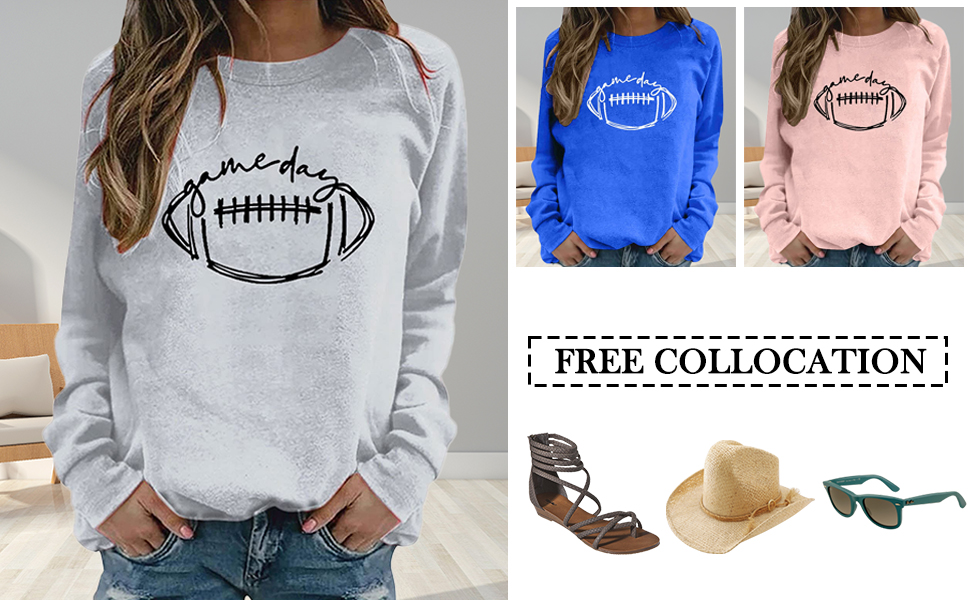 Football Sweatshirt for Women