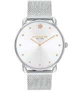 Coach Elliot Women's Watch | Modern Elegance with Iconic Tea Rose Detail | Chic Timepiece for Eve...