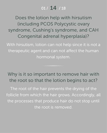 Why is it so important to remove hair with the root so that the Makeda lotion begins to act?