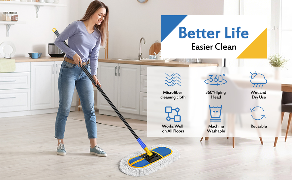 Dust Mop for Hardwood Floors