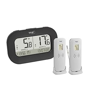 Funkthermometer double check sender außentemperatur temperaturkontrolle tfa