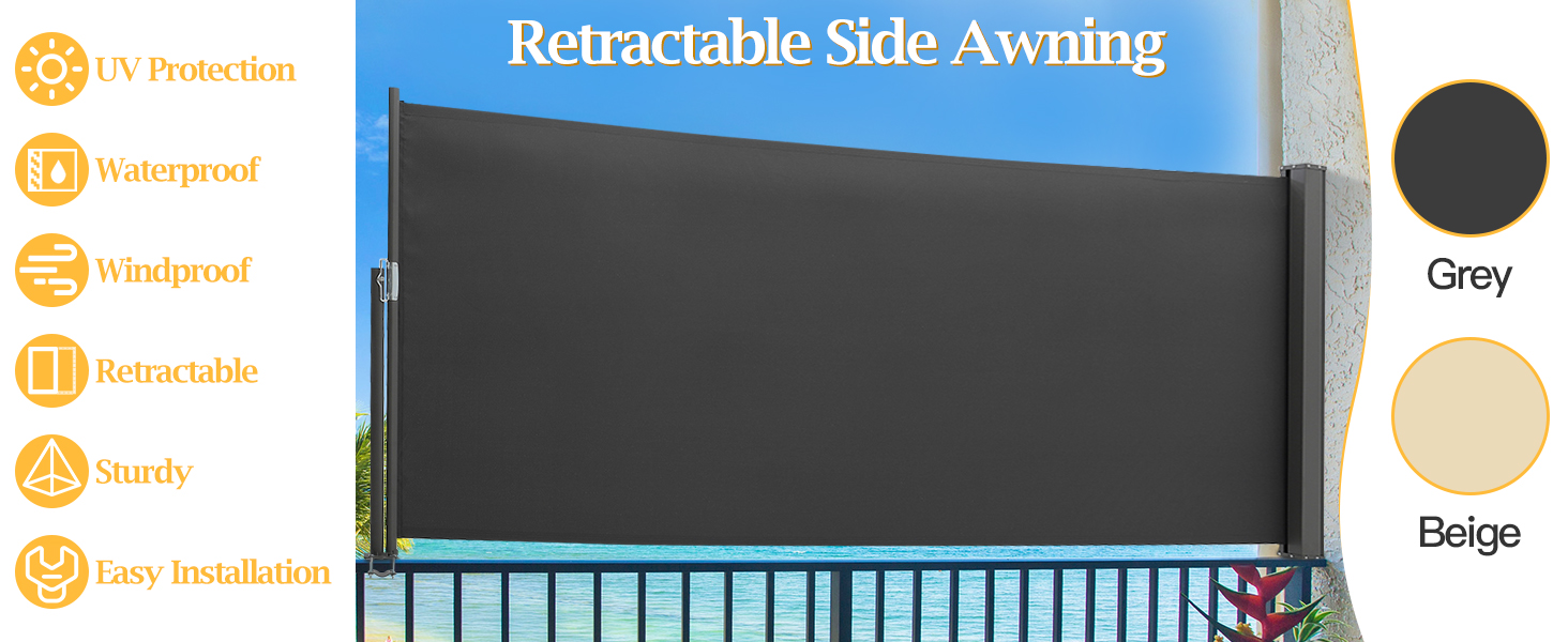 Side Awnings Retractable