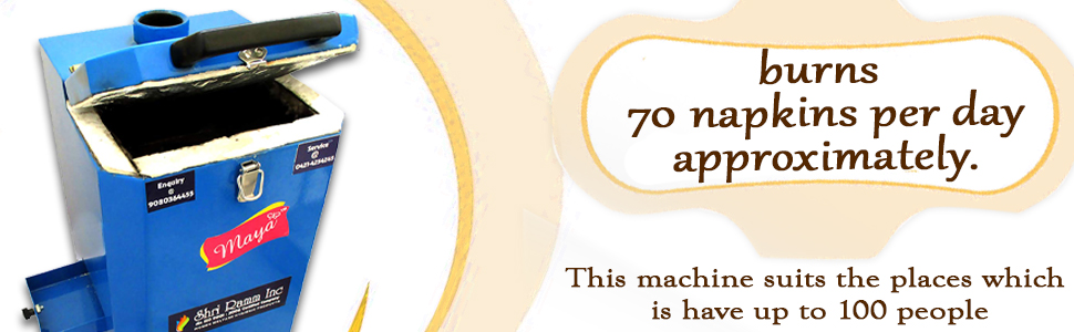 MAYA Brand Micro Model Sanitary Pad Disposal Machine  SPN-MX9E8