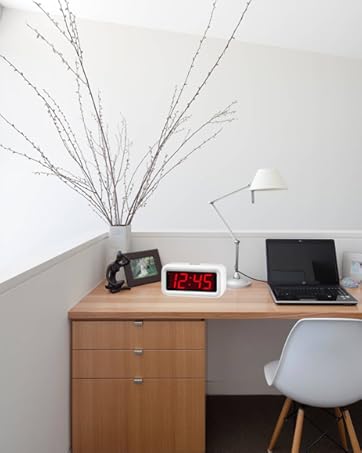 Cordless Digital LED Alarm Clock